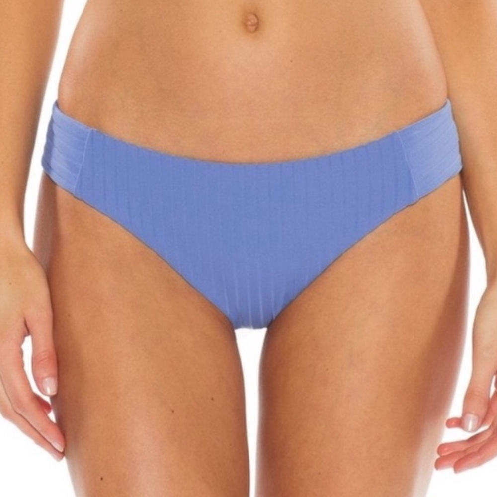 NWT BECCA Loreto Ribbed American-Fit Bikini Bottom